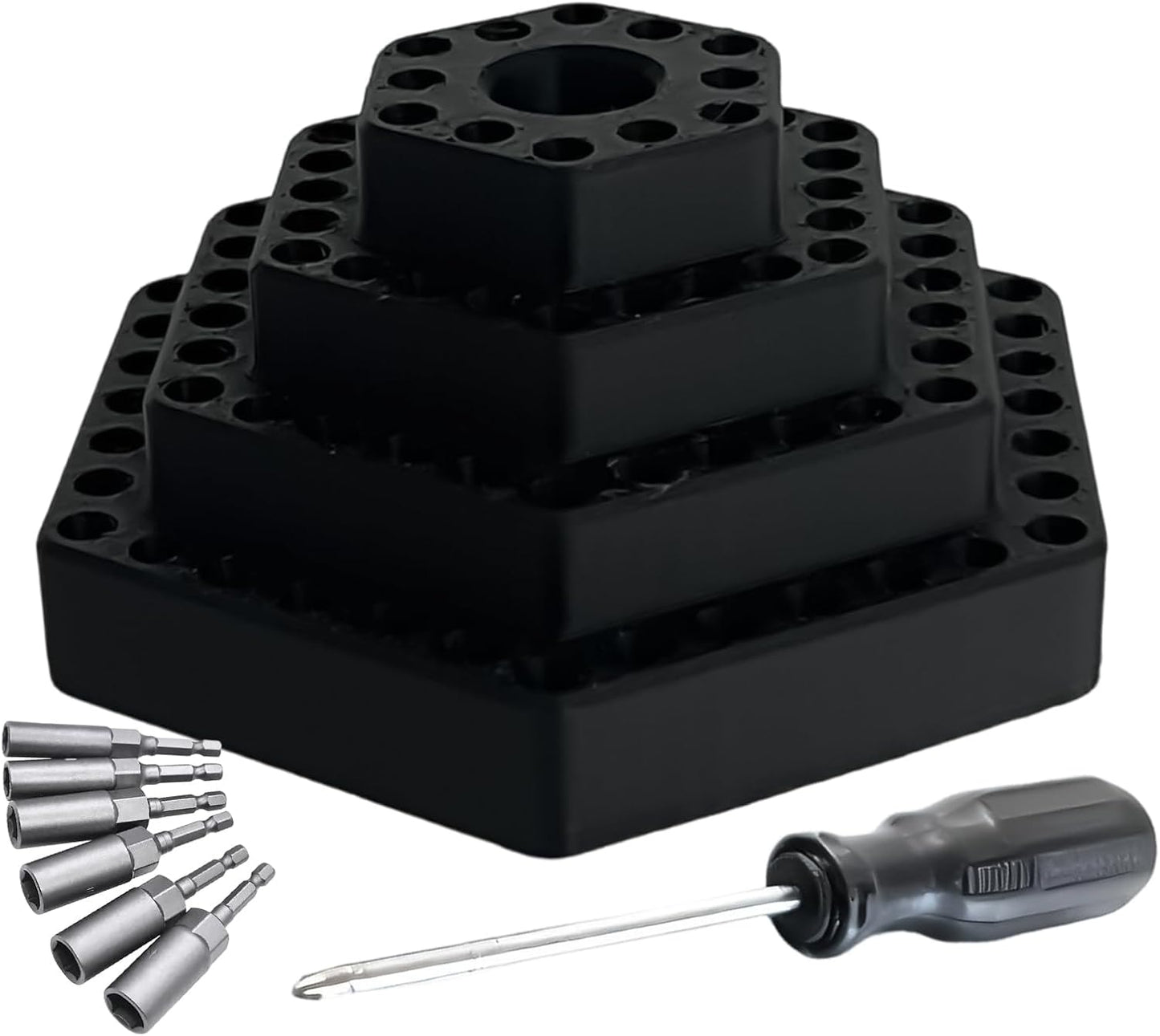 GENERIC Porte- De Tournevis – Organiseur D' Hexagonaux De 4,8 Mm | Pour Garage, Travail Du Bois, Outils électriques, Construction, Cloisons Sèches électriques, Charpentier, Maison