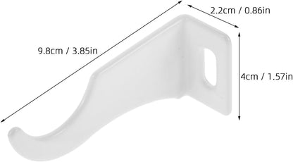 Housoutil Lot De 4 Crochets De Radiateur En Acier Et Aluminium Supports Robustes De Fixation Réutilisables Pour Radiateurs Installation Rapide Adaptés Aux Systèmes De Chauffage