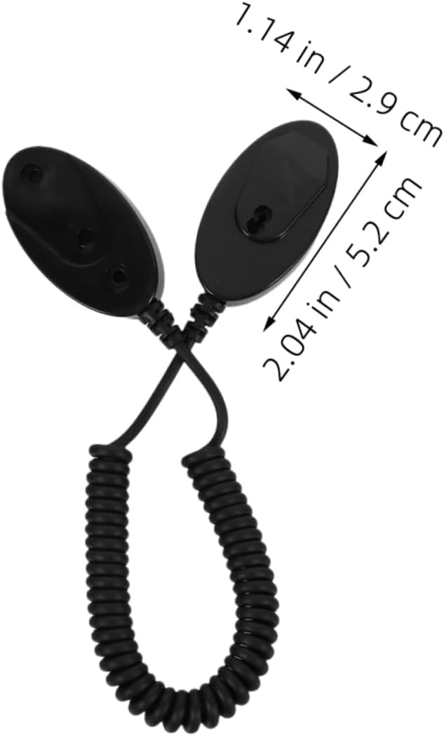  Gatuida 4pièces Crochets Muraux Avec Cordon De Sécurité à Ressort Crochets Adhésifs Amovibles Pour Télécommandes Téléphones Portables Et