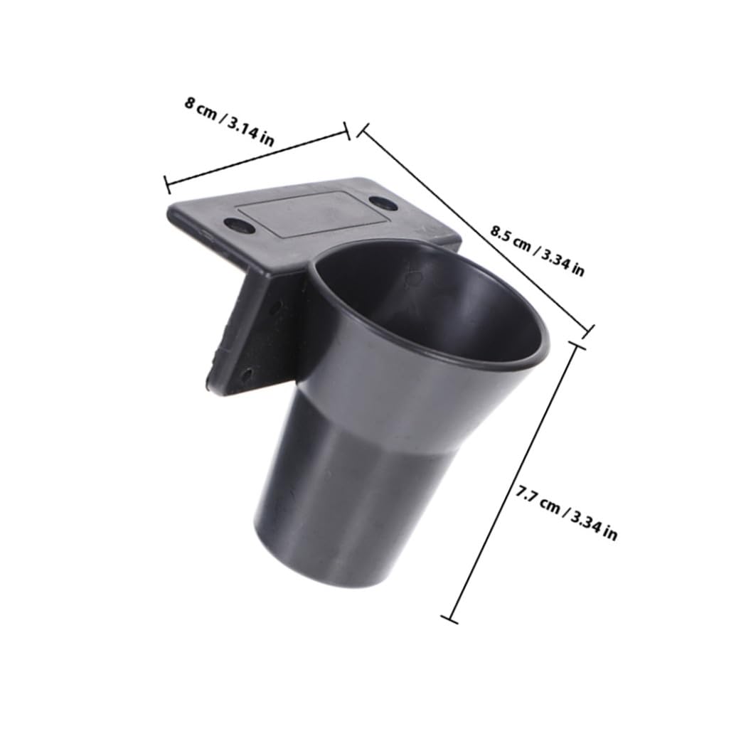  Ciieeo Support Mural Noir En Plastique Organiseur Pratique Et Confortable Pour Tournevis Électrique Pour Outils De Précision, Pour Atelier Et Bricolage