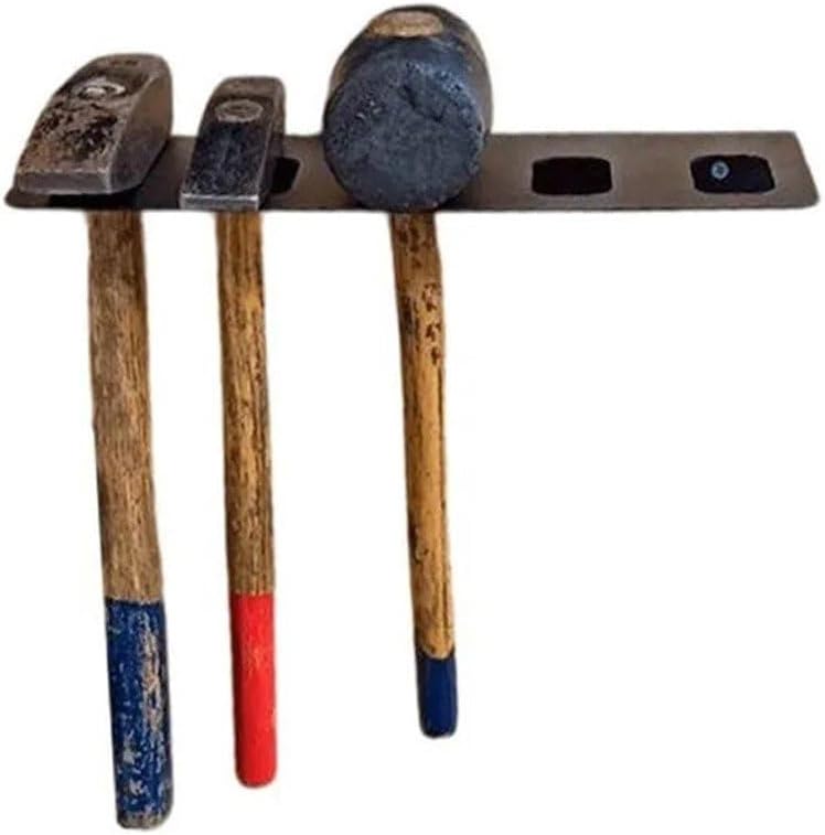  Dianzan Organisateur Mural D'outils, Support Métallique Mural Pour Tournevis, Marteaux Ciseaux - Solution De Rangement Peu Encombrante