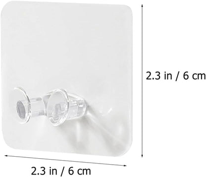  Ciieeo Supports De Prise Murale En Plastique 20pcs Sans Perçage Pour Organiser Câbles Et Prises Design Simple Et Montage Mural Facile