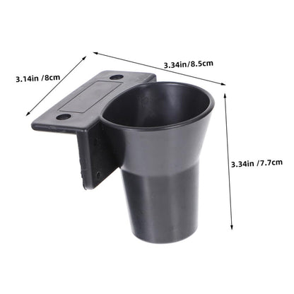  Ciieeo Support Mural Noir En Plastique Organiseur Pratique Et Confortable Pour Tournevis Électrique Pour Outils De Précision, Pour Atelier Et Bricolage