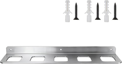  Générique Support Mural à Outils | Râtelier Mural 5 Compartiments Pour Garage Polyvalent,Rangement Pour Marteaux Et Outils | Pour Abri De Jardin Atelier Maison Usine Tournevis Et Pince