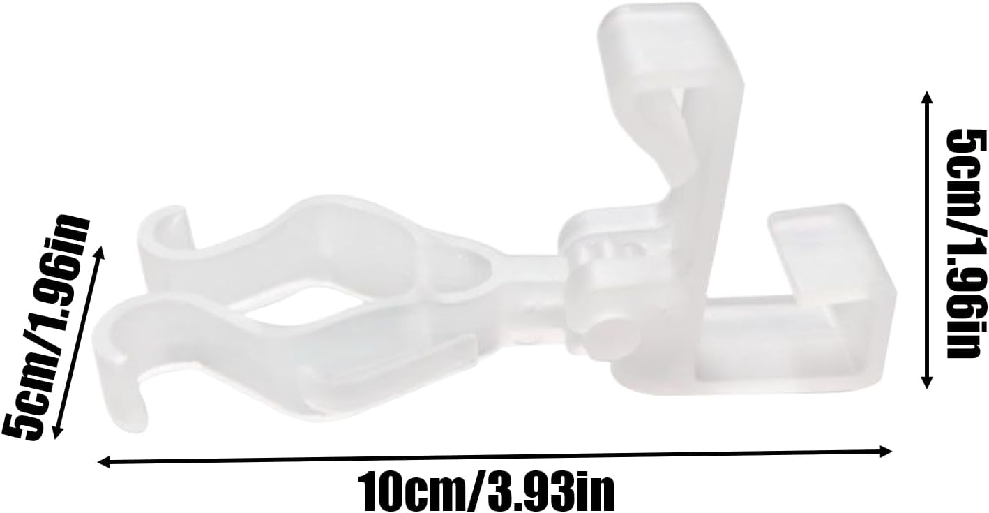  Attaches Pour Guirlandes Lumineuses Extérieures, Lot D'accessoires De Fixation Pour Décorations Festives, Fixation Câbles Pour Auvent Bardeaux Clôtures Fenêtre Jardins