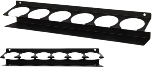 Genérico Generico Organisateur Pour Bouteilles De Spray – Étagère Murale Avec 6 Emplacements Pour Canettes De Détail De Voiture – Crochet Pour Bouteilles De Spray | Pour Garage, Atelier, Maison, Camionnette Et