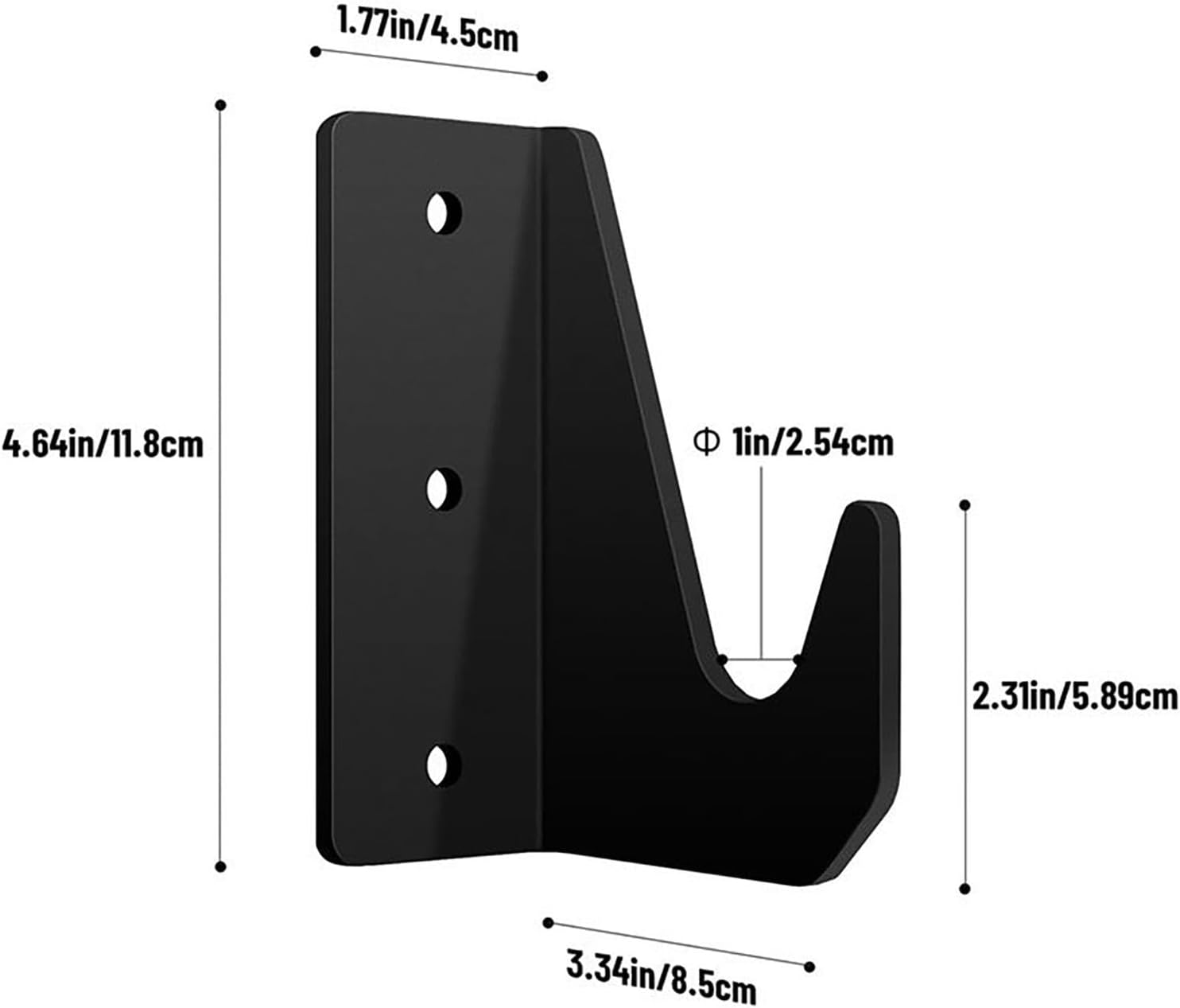 GENERIC Support Mural Pour Cric, Porte-outils De Garage Robuste, Support Hydraulique De 11,8 X 4,5 Cm, Supports De Rangement Muraux Pour L'entretien De Voiture, L'organisation Du Garage, Le Matériel