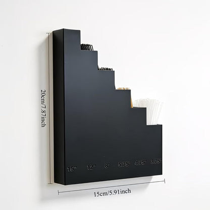 GENERIC Organiseur De Rangement Pour Attaches Zippées, étagère Murale Robuste Pour économiser De L'espace - Boîte De Rangement Pour Serre-câbles D'atelier - Pour La Gestion, Le Panneau Perforé, L'atelier, La