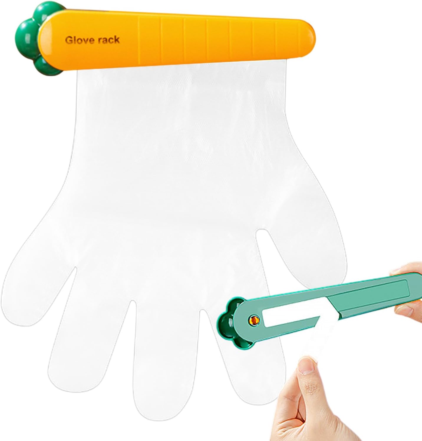  Générique Wall Mount Glove Holder, Carrot Shape Clip, Space Saving Storage, Multifunctional Stand Durabled Design For Trucks, Studios Businesses Workplaces, 7.87x0.98 Inches