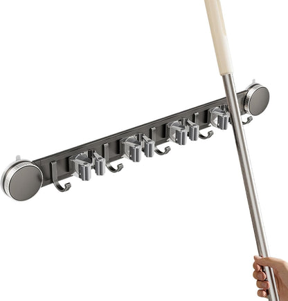 GENERIC Support Pour Balai | Ventouse Robuste Antirouille | Porte-outils De Nettoyage Domestique – Pour Maison, Dortoir, Appartement, Chambre, Salon, Salle De Bain