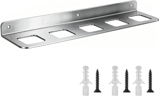  Support Mural Pour Le Rangement D'Outils | Râtelier Mural 5 Compartiments Pour Garage Polyvalent | Rangement De Stockage Des Tournevis Pour Ateliers,pour Pinces Et Clés Maison Abri Atelier Et à L'