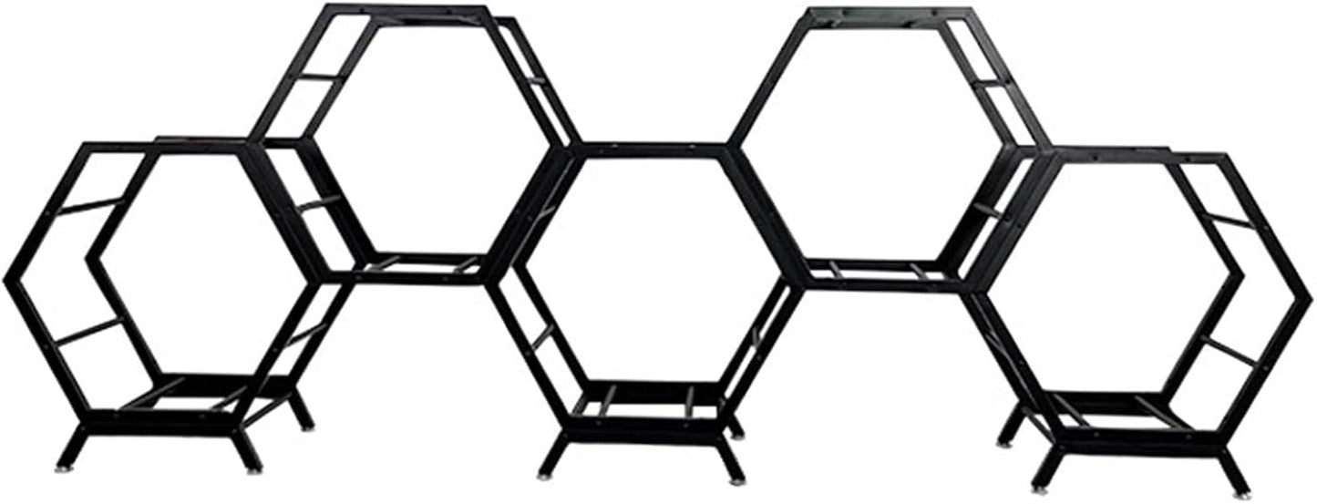  Générique Présentoir De Jantes En Métal, Support De Roue Empilable Et Robuste Pour Garage Et Atelier, Support De Rangement Compact Pour Pneus (3+1) - Organisez Efficacement Vos Jantes De Voiture