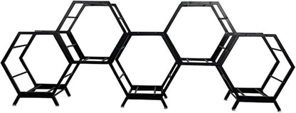  Générique Présentoir De Jantes En Métal, Support De Roue Empilable Et Robuste Pour Garage Et Atelier, Support De Rangement Compact Pour Pneus (3+1) - Organisez Efficacement Vos Jantes De Voiture