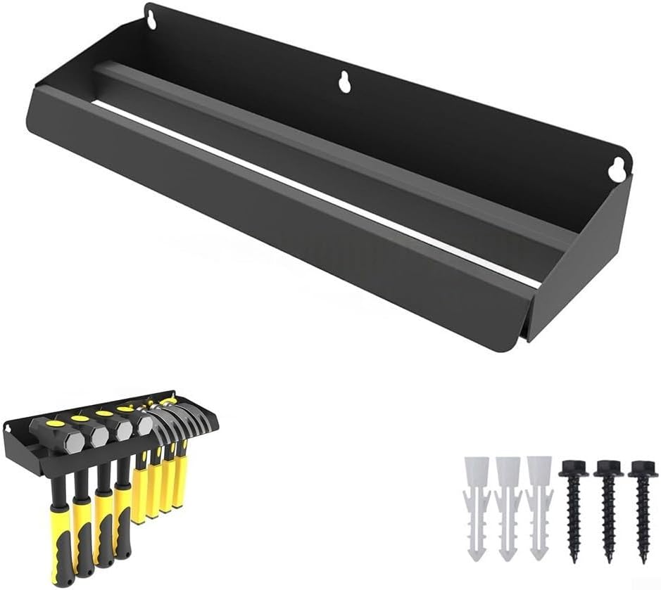  Support Mural Robuste Pour Marteau, Atelier, Abri De Jardin, Garage, Support à Outils Vertical, Pour Un Espace De Travail Soigné Et Facile (40 Cm)