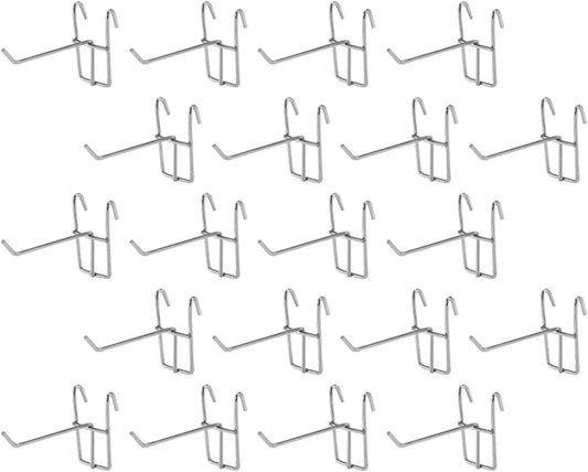  Angoily 30 Crochets Suspendre En Acier Inoxydable Pour Murs Grillagés, Installation Sans Outil, Solution De Fixation Sécurisée, Pour Rangement Et Organisation