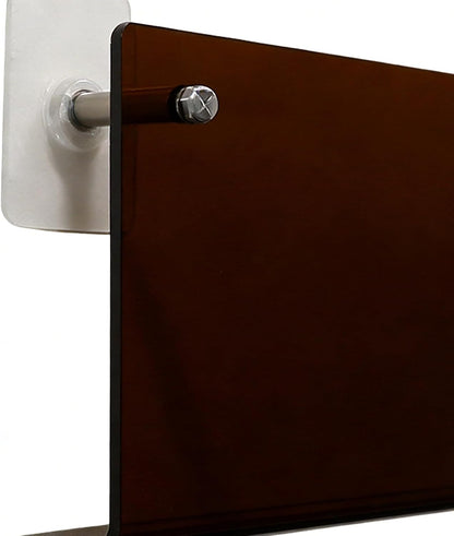 GENERIC Porte-disques – Étagère Murale En Acrylique Transparent | Organiseur De Disques Pour Salon, Chambre à Coucher, Appartement, Adolescents, Adultes, Livres, Journaux
