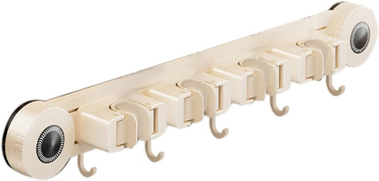 GENERIC Support Pour Balai – Ventouse Robuste Et Antirouille – Support Mural Pour Balai – Pour Maison, Dortoir, Bureau, Appartement, Chambre à Coucher, Salon