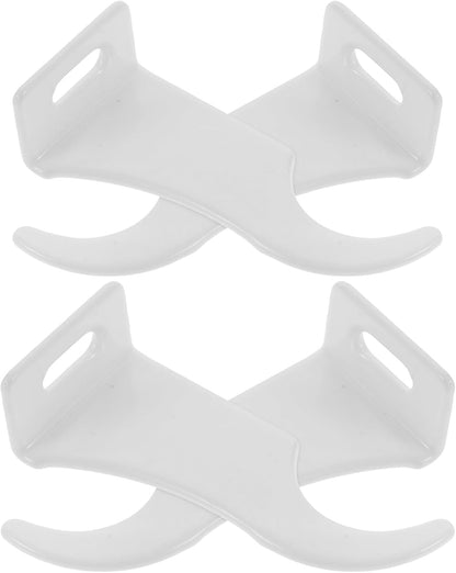  Housoutil Lot De 4 Crochets De Radiateur En Acier Et Aluminium Supports Robustes De Fixation Réutilisables Pour Radiateurs Installation Rapide Adaptés Aux Systèmes De Chauffage