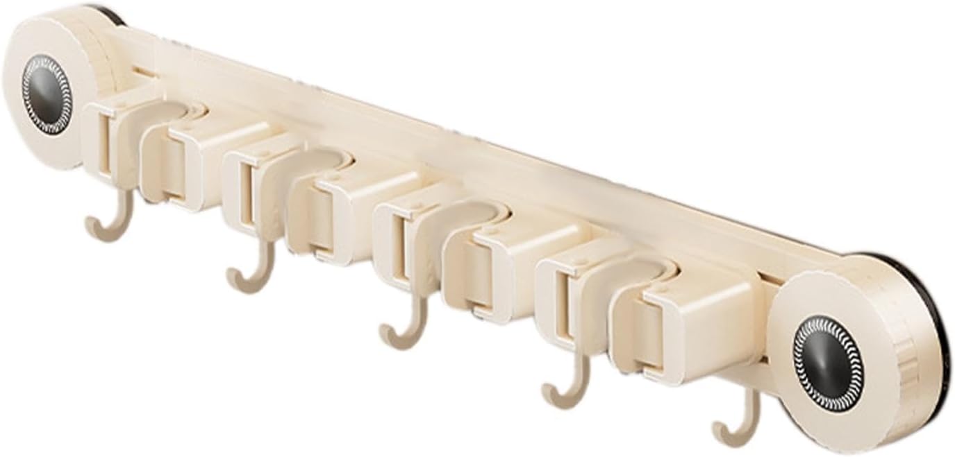 GENERIC Support Pour Balai | Ventouse Robuste Antirouille | Porte-outils De Nettoyage Domestique – Pour Maison, Dortoir, Appartement, Chambre, Salon, Salle De Bain
