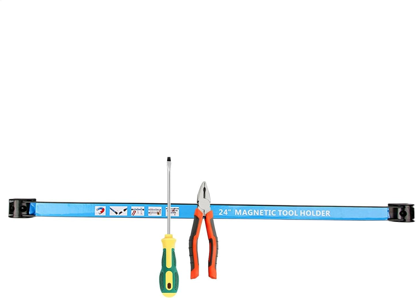  Barre à Outils Magnétique Pour Atelier, Organisateur D'outils Mural, Support Mural Pour Outils électriques, Support à Outils Magnétique Pour Atelier, Barre à Outils Magnétique Robuste,