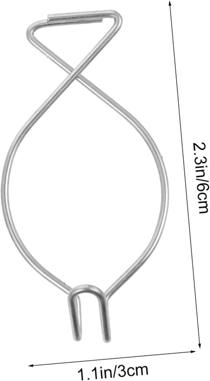  Angoily Clips Suspendre Pour Plafond Suspendu En Acier Galvanisé Argenté, Crochet à Pince Sans Clous Ni Vis, Charge, Lot De 100 Pièces Pour Décoration Mariage Et Affichage
