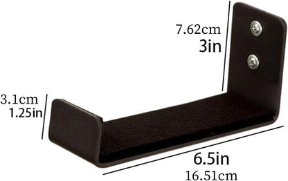  Lot De 2 Supports Muraux Pour Tapis De Yoga, Organiseur En Aluminium Pour Bandes élastiques Serviette Salle De Sport, Maison, Bureau, Chambre