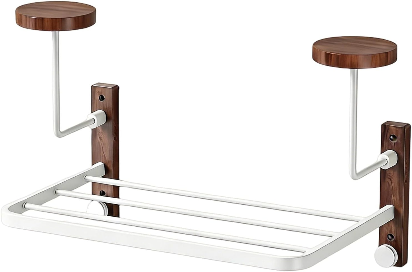  Support Mural Pour Casque Avec Design Peu Encombrant Et Finition En Bois élégante Pour Un Rangement Organisé. Support De Rangement Moderne Pour Coiffures Avec Construction En Bois Solide Et Métal Pour