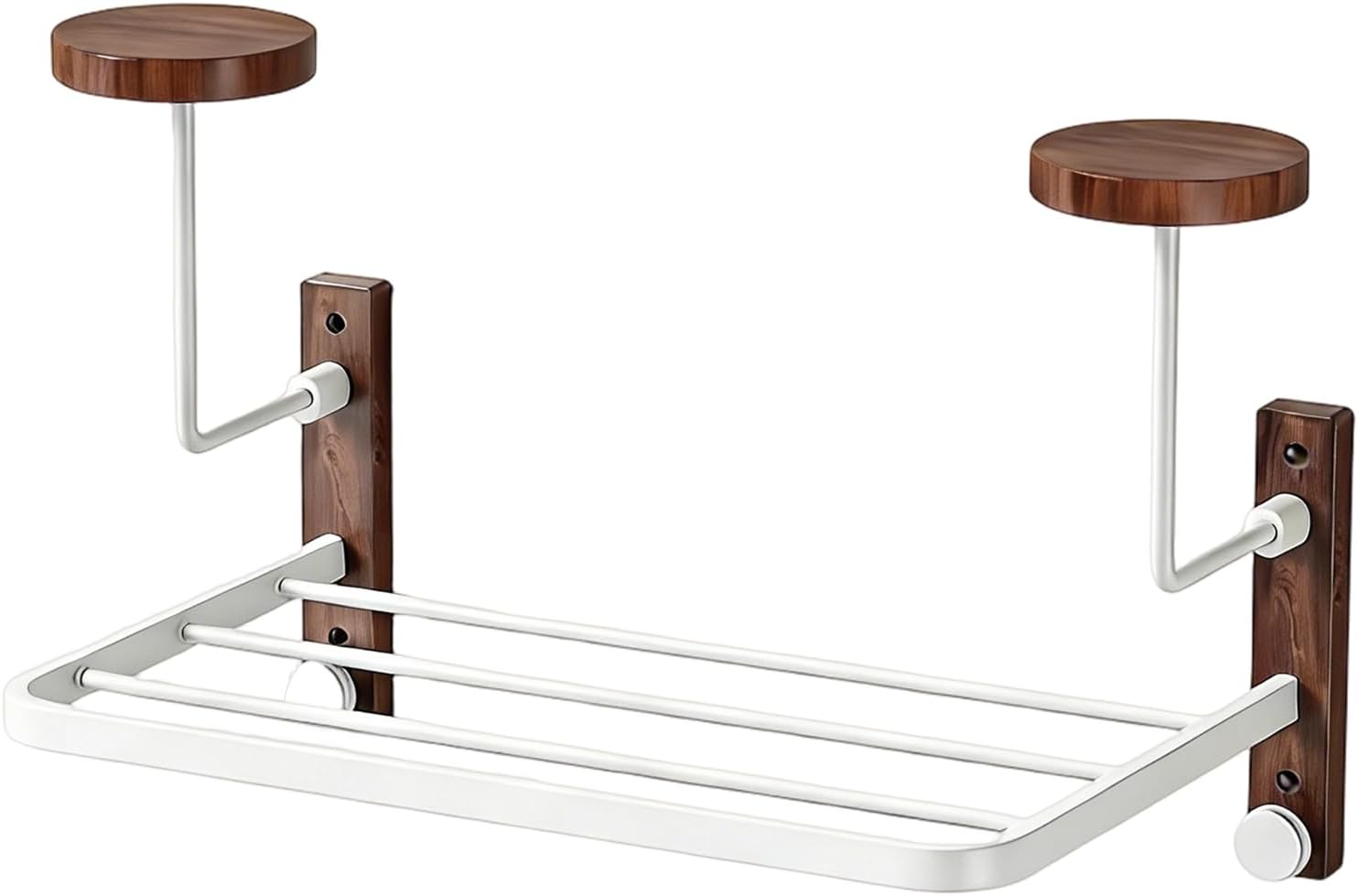 Support Mural Pour Casque Avec Design Peu Encombrant Et Finition En Bois élégante Pour Un Rangement Organisé. Support De Rangement Moderne Pour Coiffures Avec Construction En Bois Solide Et Métal Pour