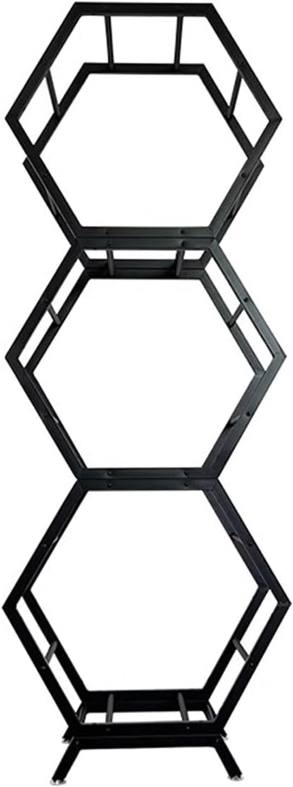  Générique Présentoir De Jantes En Métal, Support De Roue Empilable Et Robuste Pour Garage Et Atelier, Support De Rangement Compact Pour Pneus (3+1) - Organisez Efficacement Vos Jantes De Voiture