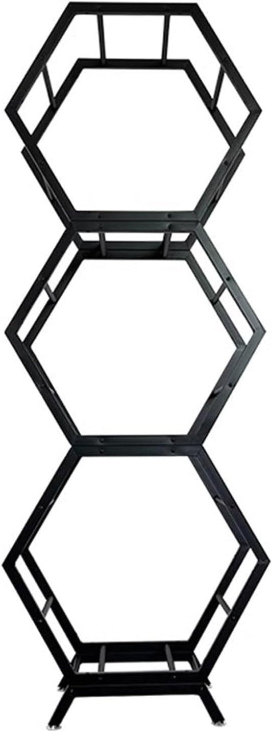  Générique Présentoir De Jantes En Métal, Support De Roue Empilable Et Robuste Pour Garage Et Atelier, Support De Rangement Compact Pour Pneus (3+1) - Organisez Efficacement Vos Jantes De Voiture