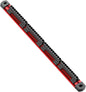 Bit Rack, Bits Storage, 40 Slots Space Saver Non-Slip Grip Rust Resistant Secure Hold, Wall Mount Rack For Car Repair, Woodworking, Basement, Garage, 16.15x1.18x1.06inches