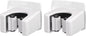GENERIC Support Mural En Acier Inoxydable, Support Adhésif Avec Construction Robuste, Outil De Nettoyage Avec économiseur D'espace, 6 X 4,8 X 4 Cm, Pelle à Balai Pour Intérieur Et Extérieur