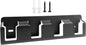  Générique Battery Organizer Wall Mounted - 4-Slot Solid Steel Holder For 18V Batteries Storage | Black Steel With Heavy Duty Design, Space Saving Rack For Living Room Bedroom Study Garage