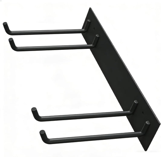 GENERIC Support Mural Pour Outils – Support De Rangement Pouvant Supporter 108,9 Kg, Cintre De Chaise Pliable Robuste Avec Crochets Polyvalents, Outils De Jardin Pour Pelles, Râteaux, Balais, échelles, Garage