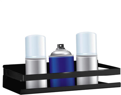  Générique Cleaning Bottle Wall Shelf, Stainless Steel Rack, Spray Paint Flask Holder, Space-Saving Shelves, Auto Detailing Organizer, 7.87x3.94x2.28 Inches, Perfect For Laundry Bathroom