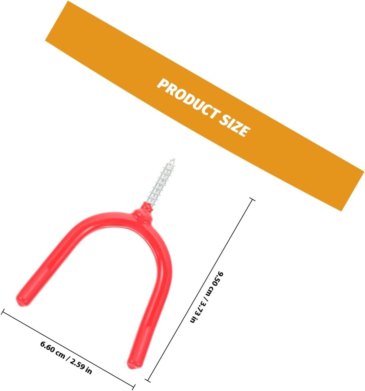  Gatuida Crochet Porte-Outils En Acier à Visser Forme Y Pour Garage, Lot De 16 Pièces, Revêtement Par Immersion, Pour Rangement D'Outils De Jardin Et Atelier