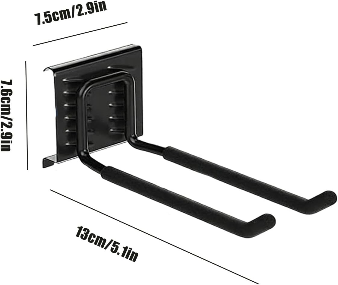 GENERIC Porte-skis Pour Garage, Système D'organisation De Matériel Antidérapant Robuste, Système De Rangement Mural Pour Skis, Pour équipement D'hiver, Support De Planche à Roulettes, Accessoires De Sport