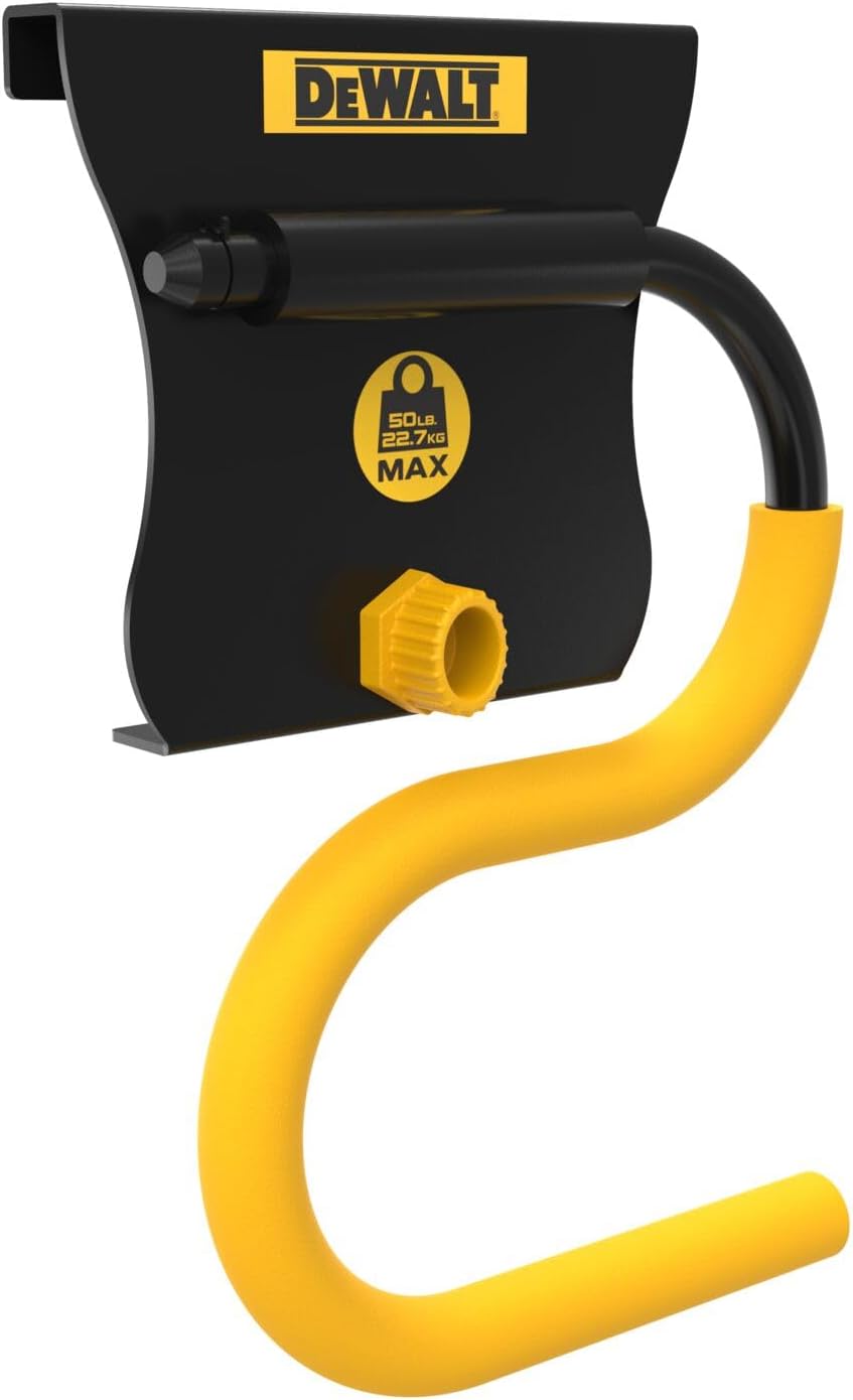  DEWALT Organiseur D'outils, Crochet à Long Manche, Pour Râteaux Et Balais, Compatible Avec Le Système De Rangement D'atelier (DWST82808)