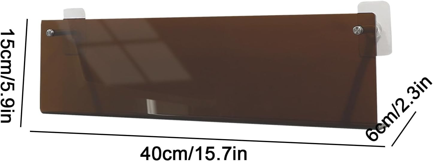 GENERIC Support De Rangement Pour Disques | Étagère Murale Adhésive En 2 Pièces | Organiseur De Disques, Pour Adolescents Et Adultes, Amateurs De Musique, Collectionneurs, Salon, Appartement