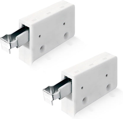  Gedotec Rail Mural Pour Armoire Suspendue - Rail De Montage De 1 250 Mm De Long - Acier Galvanisé - Charge Maximale : 240 Kg - 1 Pièce - Rail De Suspension En Métal Sans Vis (Lot De 2)