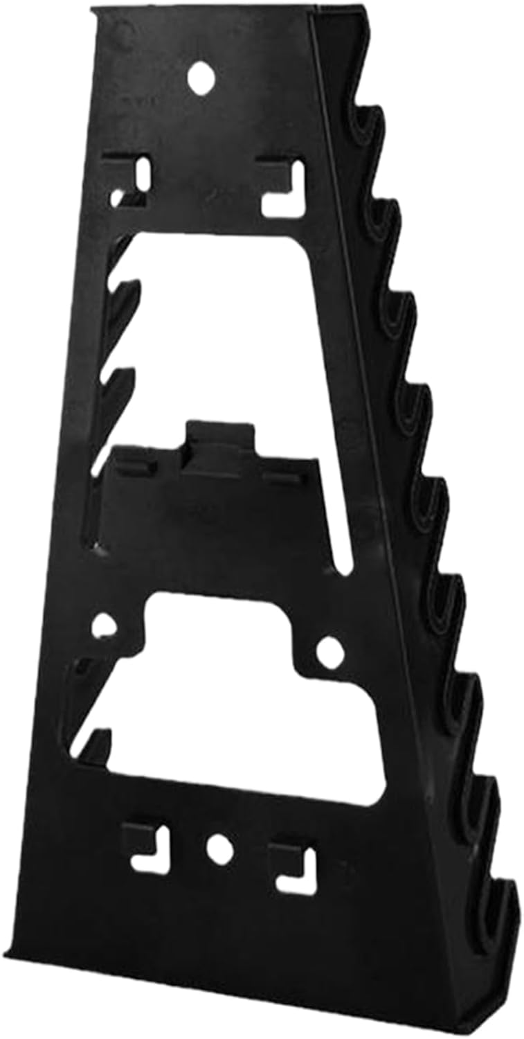  Wrench Organizer, Heavy Duty Tool Rack, Pegboard-Compatible Storage Holder, Space-Saving Screwdriver Stand. Perfect For Garage, Workshop, Repair Shop, Or Home Utility Room, 22 X 12 Cm Red Black