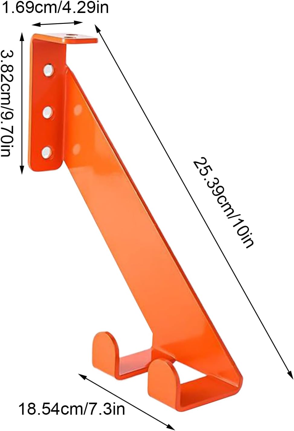  Support De Tronçonneuse En Acier Inoxydable – Cintres à Outils Pour Garage Mural Sûr – Support Robuste Avec Capacité De 81,6 Kg Pour Affichage, Magasin, Cour, Atelier, Jardin, Maison, Abri De