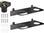  Entonnoir à Huile – Lot De 2 Supports Muraux Pour Support D'huile De Refroidissement, Design Peu Encombrant Avec Fonction D'accès Facile, Support Pour Cuisine, Garage, Atelier, Noir
