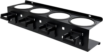  Porte-flacons Pulvérisateurs, étagère à Flacons, Fixation Murale, En Métal Avec Porte-Outils. Utilisation Polyvalente Pour Les Abris De Voiture, Bleu 5 Trous
