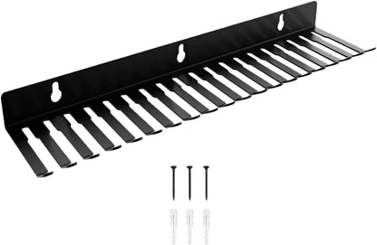  Support Mural De Rangement Industriel Avec 20 Crochets Pour Guitare, Câbles XLR, Atelier, Garage, Rangement En Acier Au Carbone