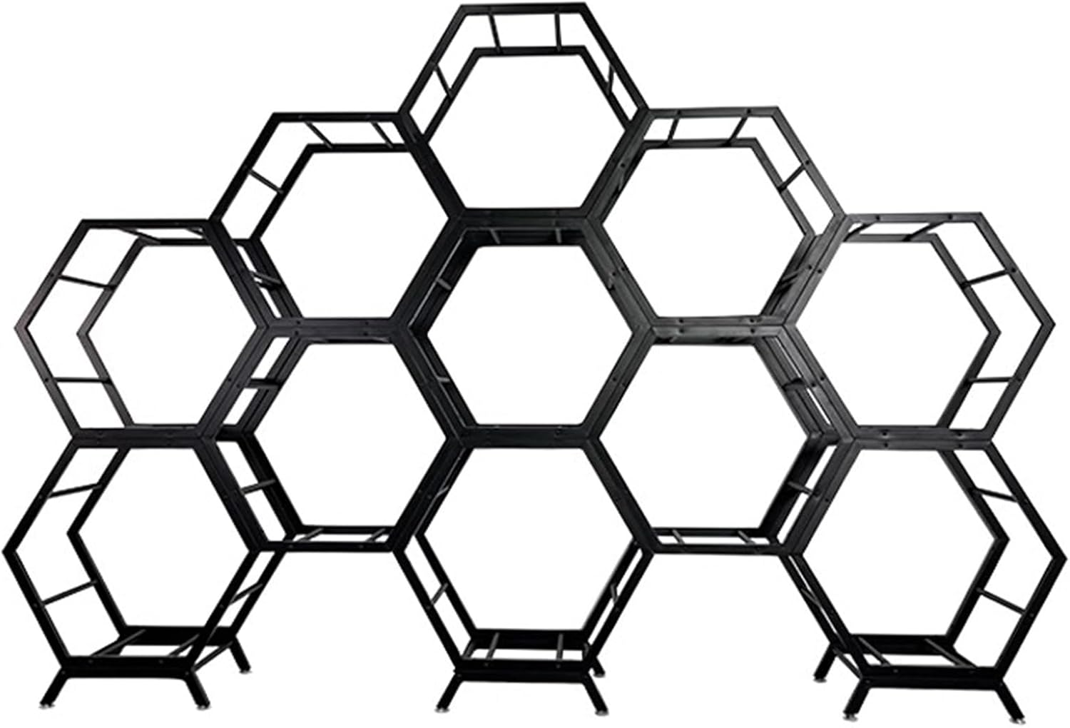  Générique Présentoir De Jantes En Métal, Support De Roue Empilable Et Robuste Pour Garage Et Atelier, Support De Rangement Compact Pour Pneus (3+1) - Organisez Efficacement Vos Jantes De Voiture
