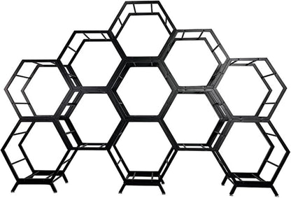  Générique Présentoir De Jantes En Métal, Support De Roue Empilable Et Robuste Pour Garage Et Atelier, Support De Rangement Compact Pour Pneus (3+1) - Organisez Efficacement Vos Jantes De Voiture