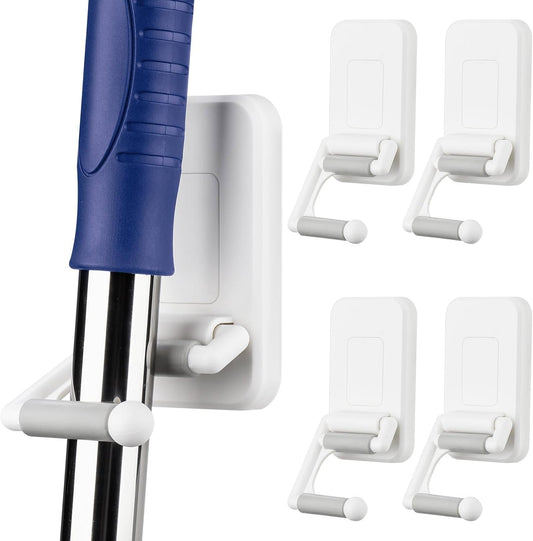  NiHome Lot De 4 Supports Muraux Pour Balai à Franges
