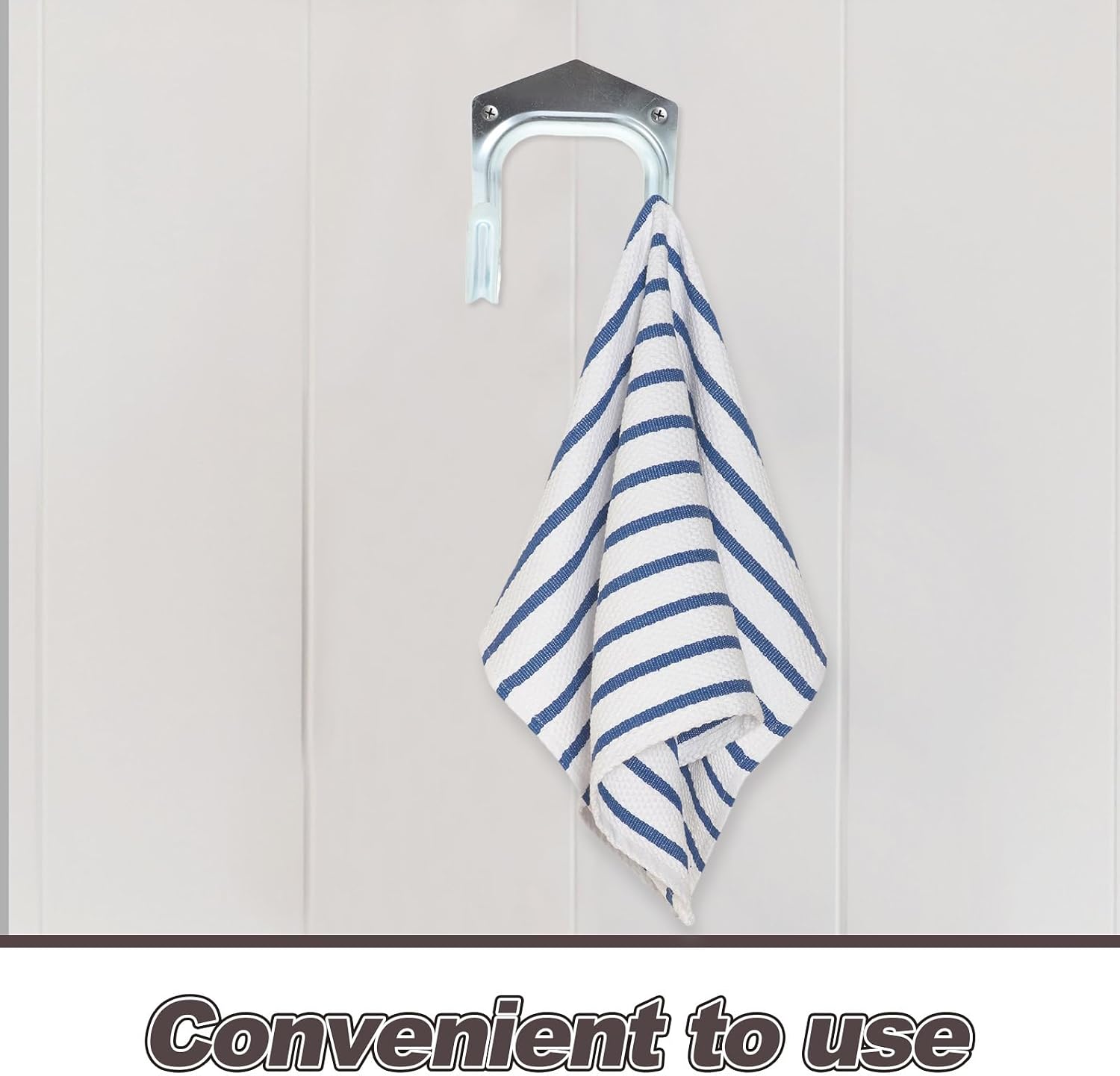  Ciieeo Lot De 10 Crochets Muraux En Fer Robustes Double Fixation, Taille Grosse, Finition Anticorrosion, Porte-serviettes Et Porte-clés Réutilisables, Pour Chambre, La Cuisine Et Salle