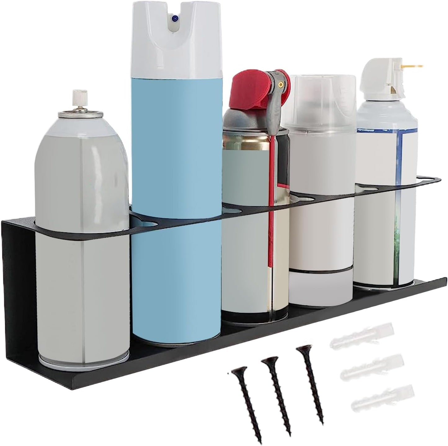 GENERIC Support De Tube De Graisse | Support De Tube De Calfeutrage Mural D'atelier Avec Compartiment Pour Atelier Et Garage, Clé, Tournevis